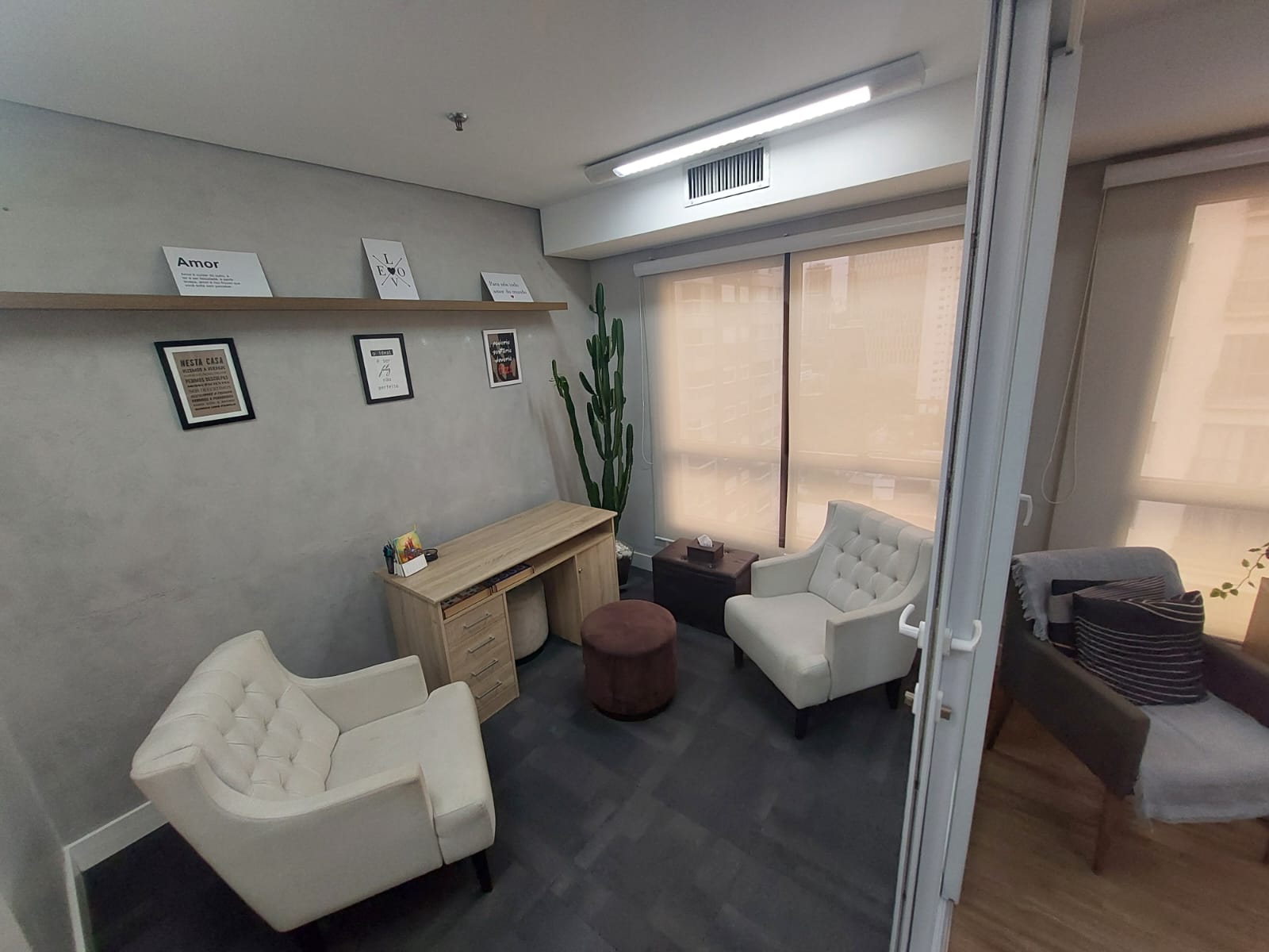 Sala de atendimento do consultório